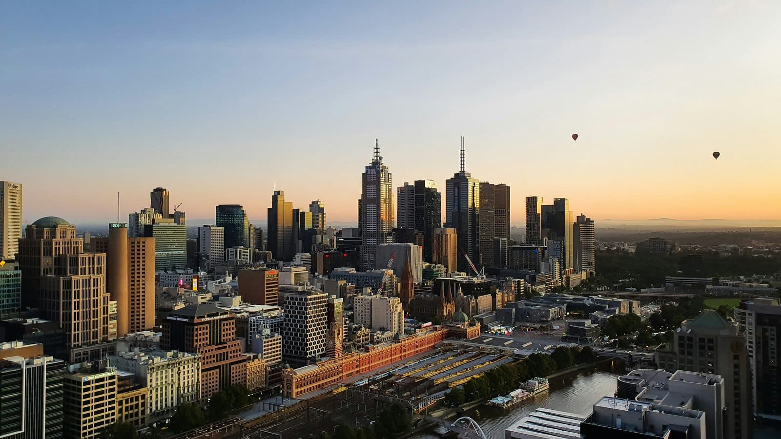 Melbourne skyline along the Yarra River — where Melbourne AI Agents is based