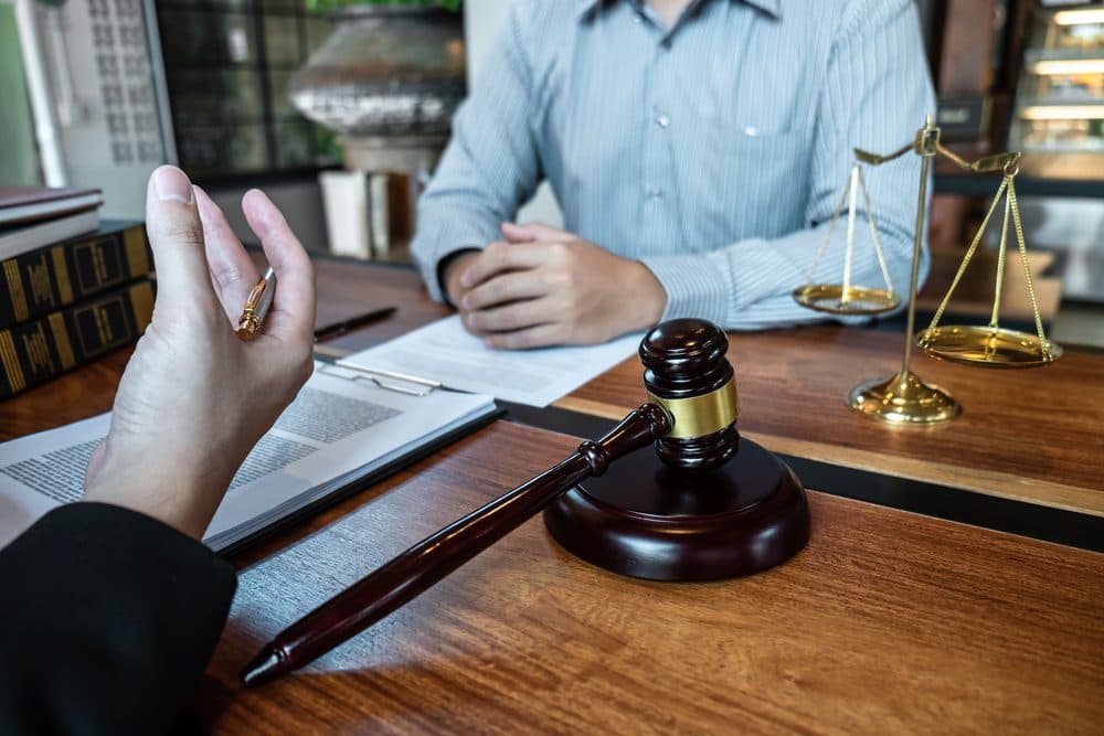 Legal professionals in a Melbourne law office